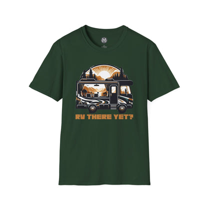 RV There Yet? Mens RV Road Trip Adventure Graphic Tee