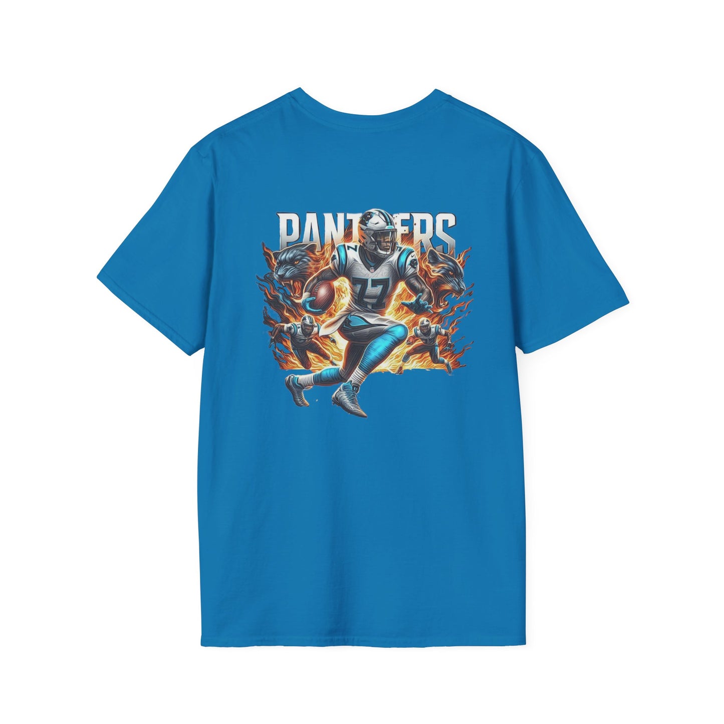 Carolina Panthers Mens American Football Graphic Tee