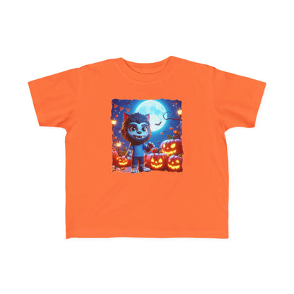 Playful Werewolf Halloween Toddler Graphic Tee