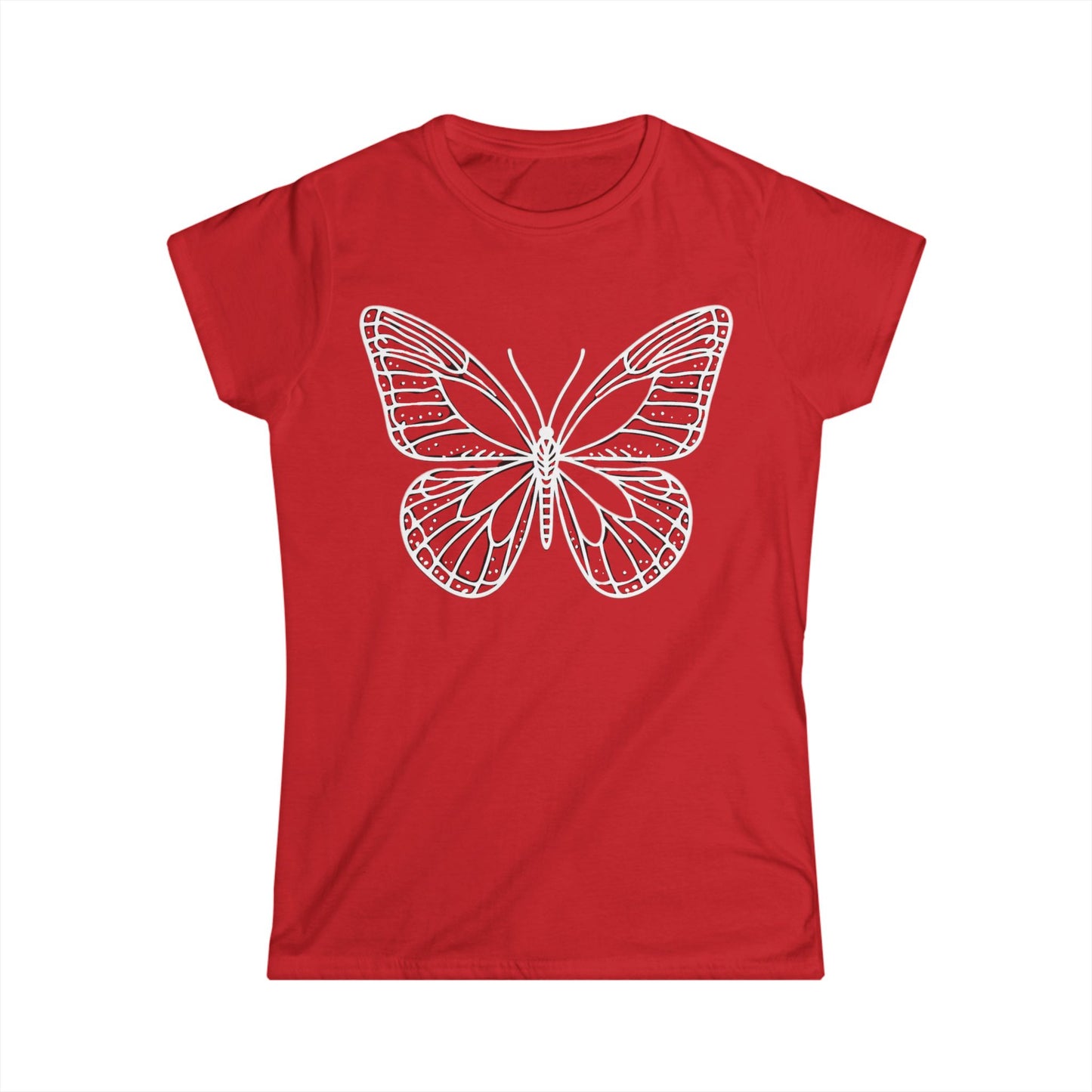 Butterfly Nature-Inspired Women’s Graphic Tee
