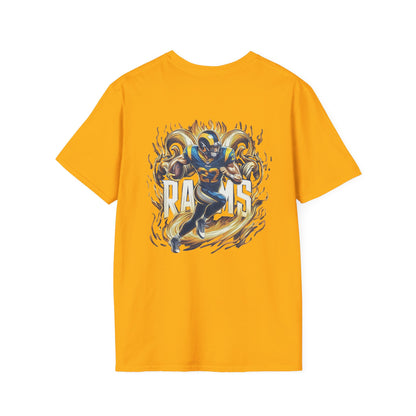 LA Rams Mens American Football Graphic Tee