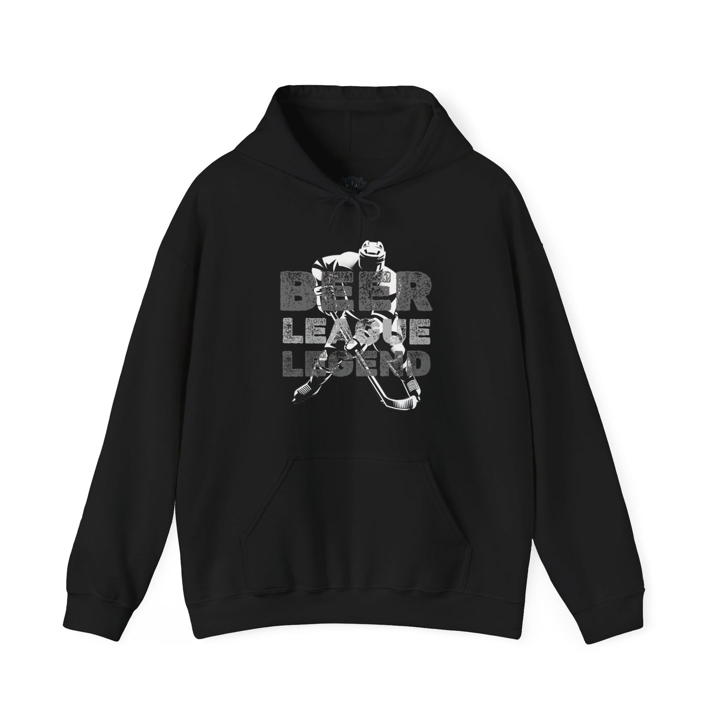 Beer League Legend Mens Hockey Graphic Hoodie