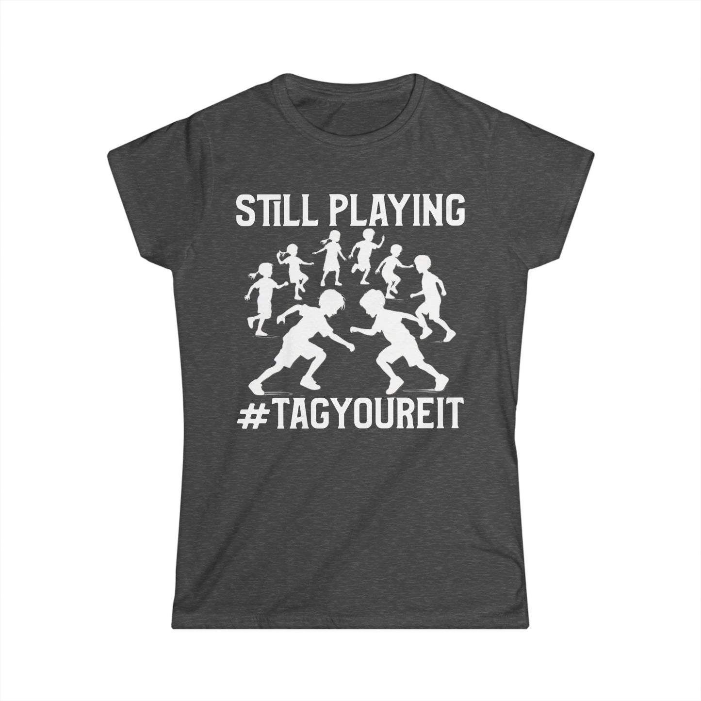 #TagYoureIt Womens Throwback Novelty Graphic Tee