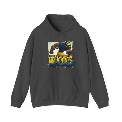 Michigan Wolverines Mens College Football Graphic Hoodie
