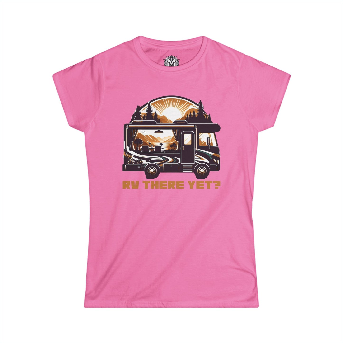 RV There Yet? Womens RV Road Trip Adventure Graphic Tee