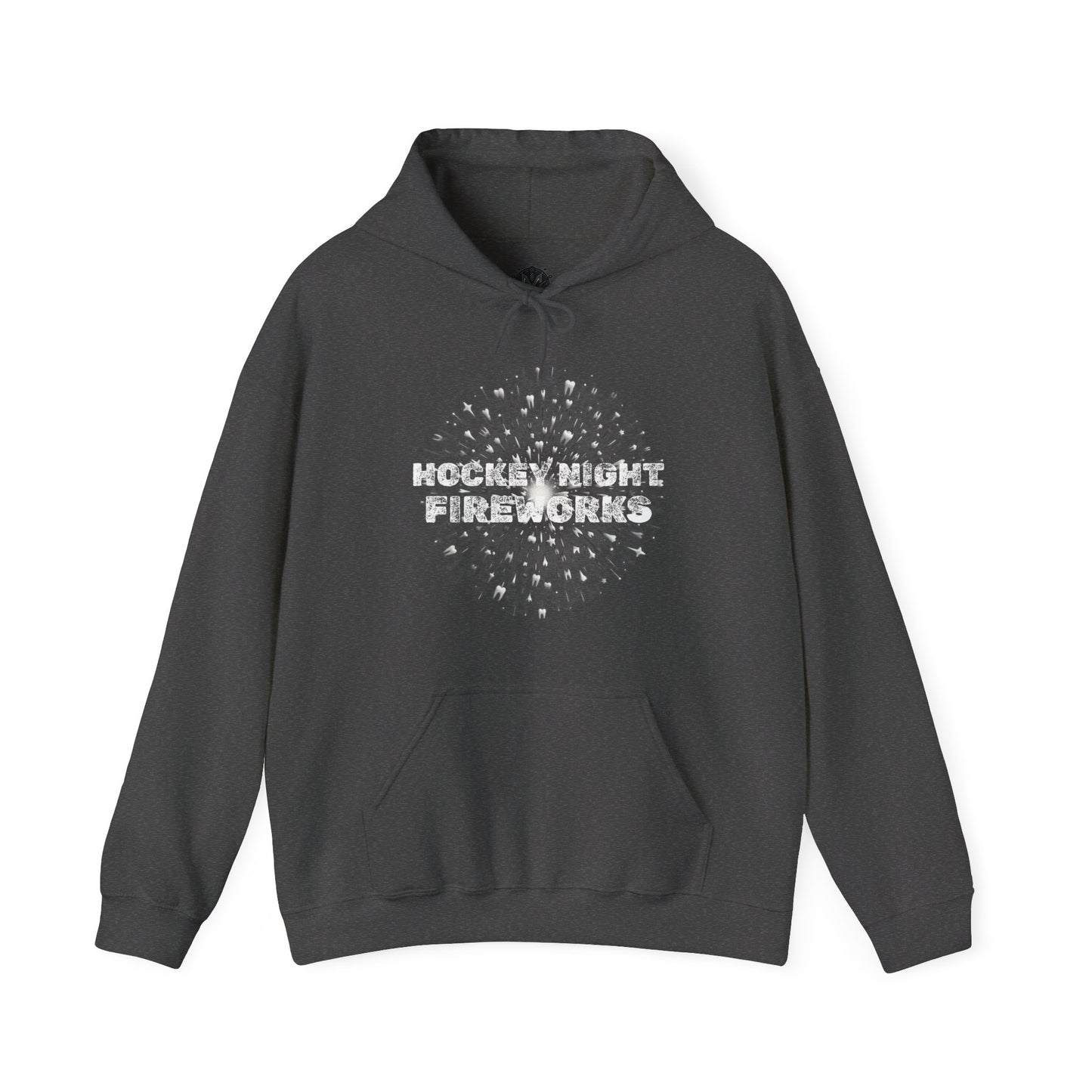 Hockey Night Fireworks Unisex Hockey Graphic Hoodie