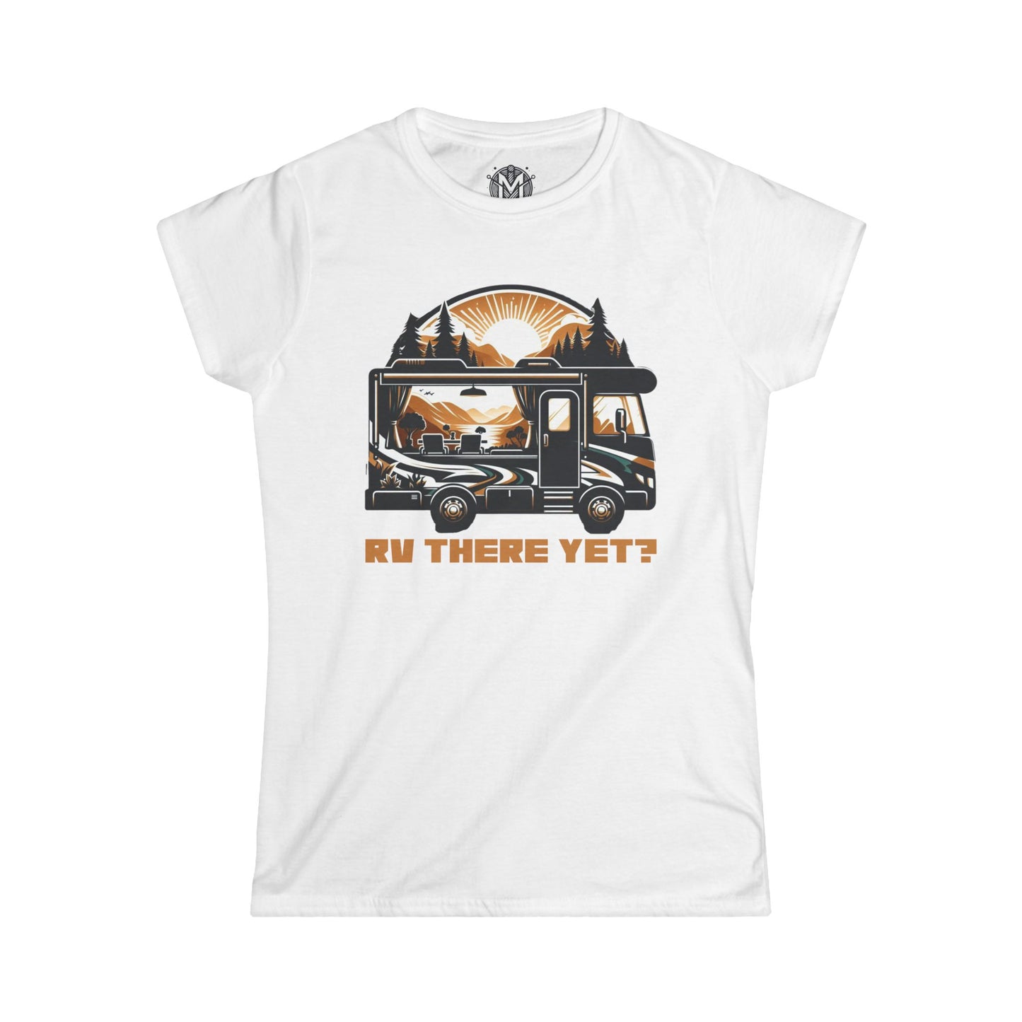 RV There Yet? Womens RV Road Trip Adventure Graphic Tee