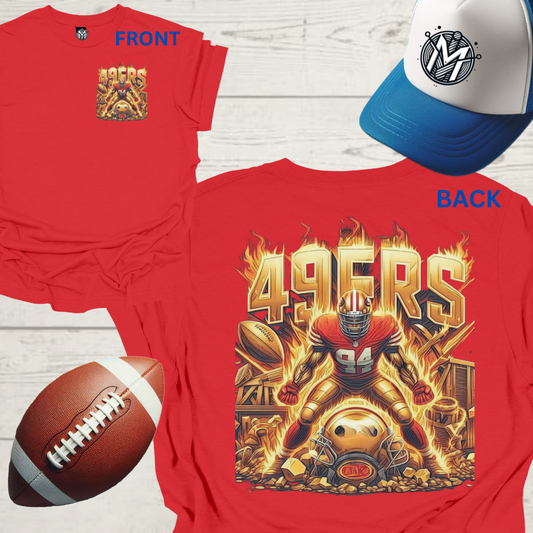 San Francisco 49ers Mens American Football Graphic Tee
