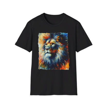Vibrant Lion Art Men’s Graphic Tee