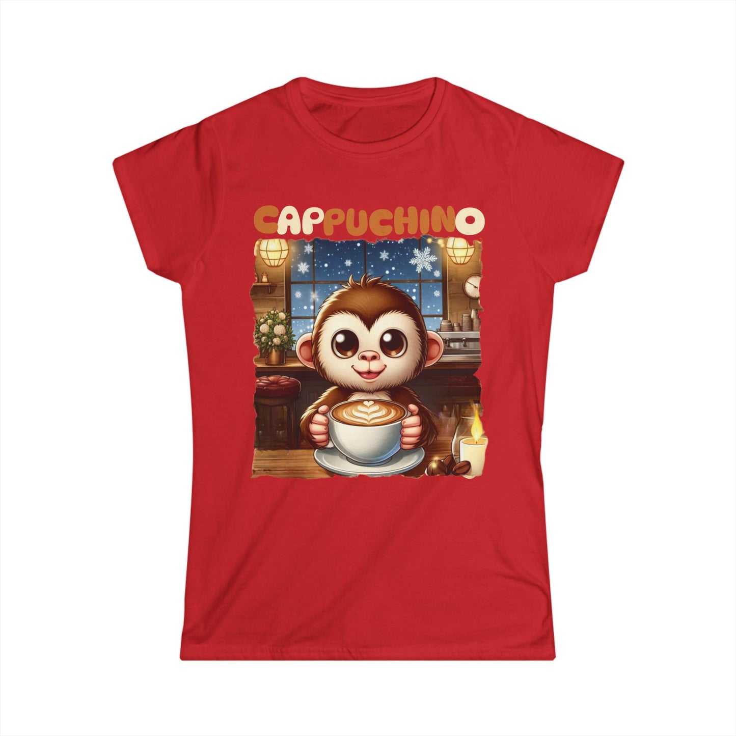 Capuchin Monkey Cappuccino Women’s Tee