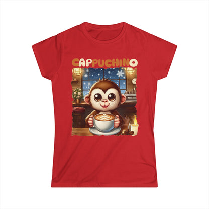 Capuchin Monkey Cappuccino Women’s Tee