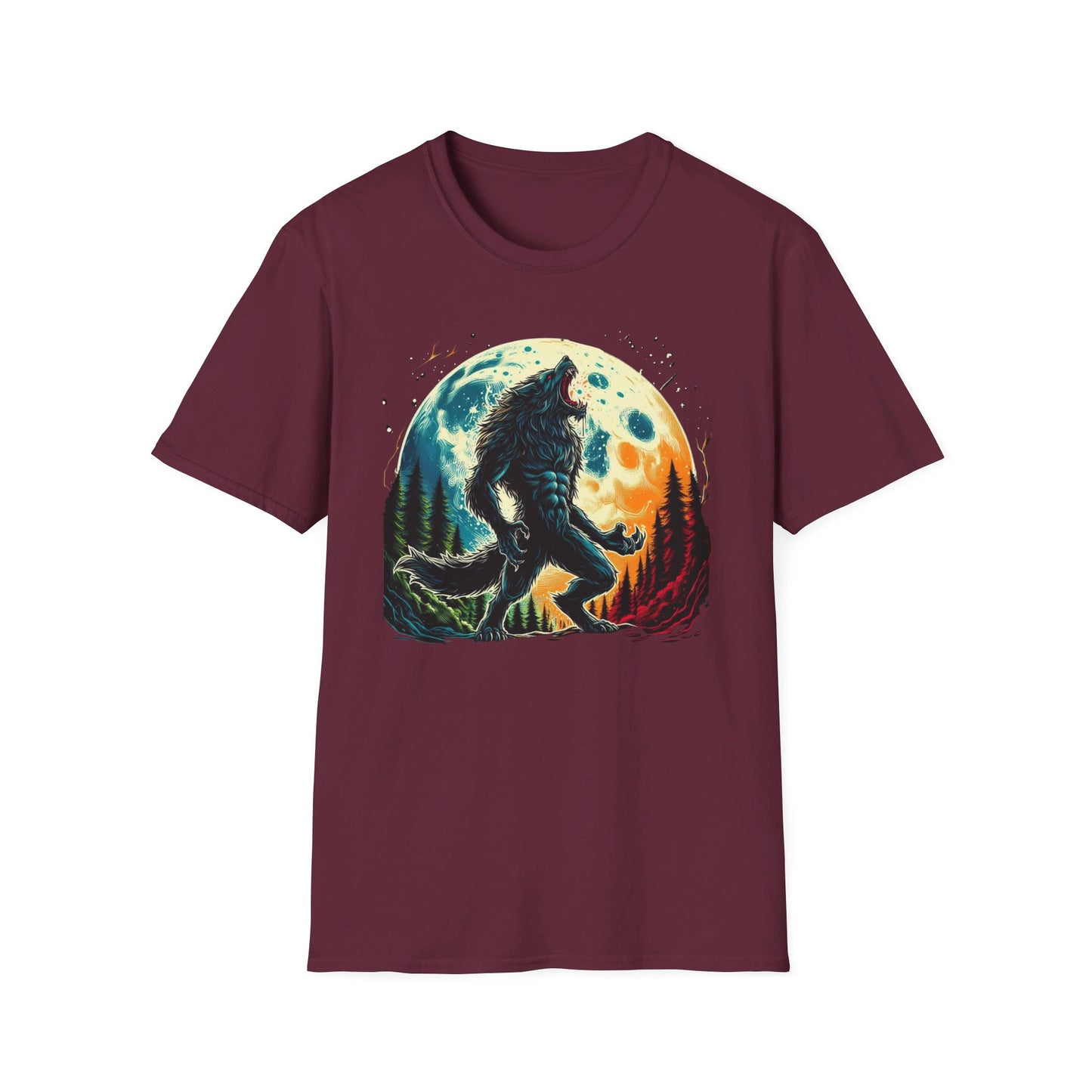 Lycan Men’s Moonlit Wolf Tee