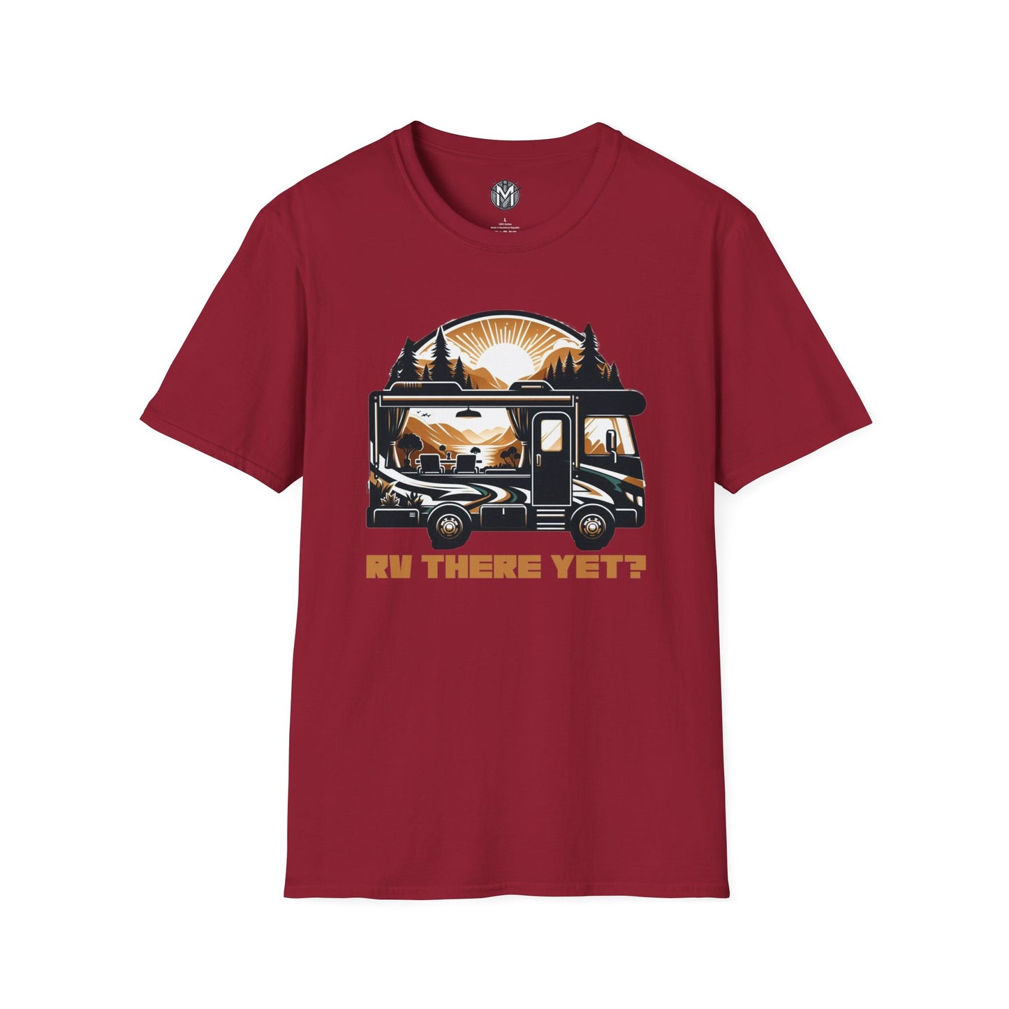RV There Yet? Mens RV Road Trip Adventure Graphic Tee