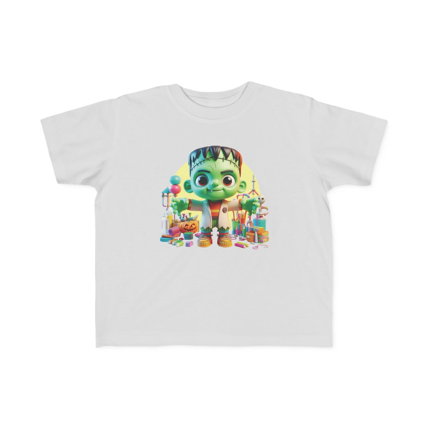 Fun Frankenstein Halloween Toddler Graphic Tee