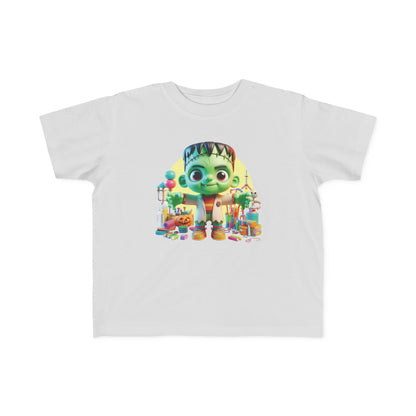 Fun Frankenstein Halloween Toddler Graphic Tee
