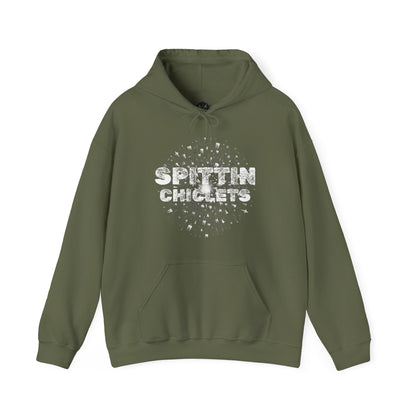 Spitting Chiclets Unisex Hockey Graphic Hoodie