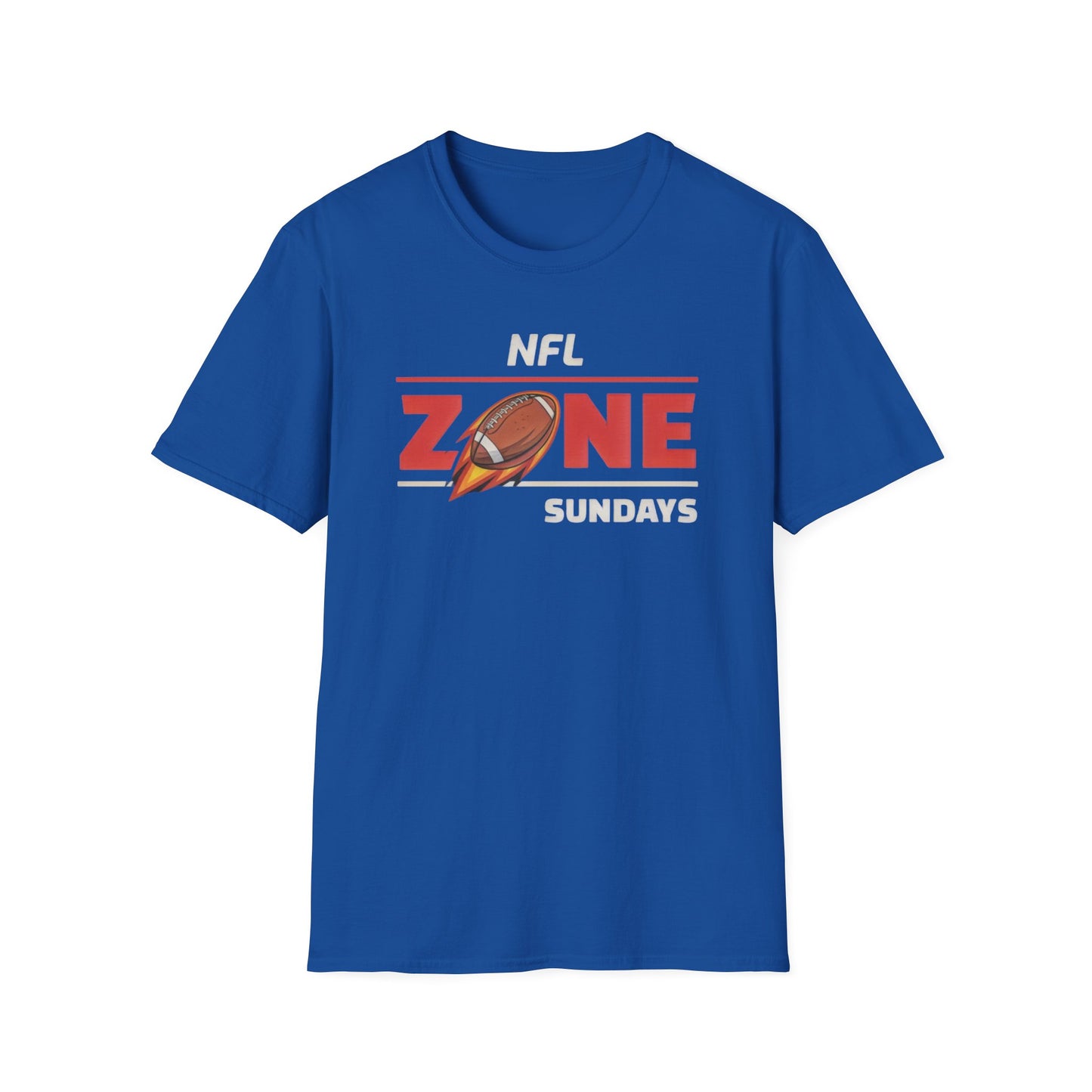 Zone Sunday Game Day Mens American Football Graphic Tee