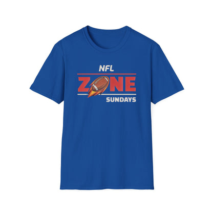 Zone Sunday Game Day Mens American Football Graphic Tee