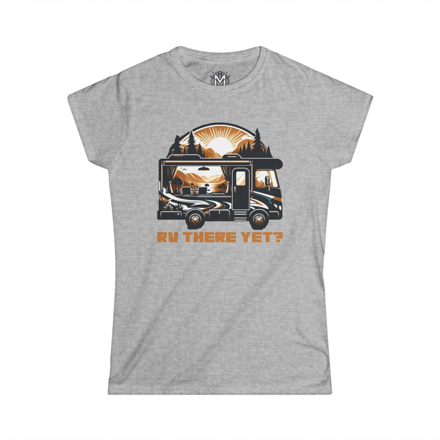 RV There Yet? Womens RV Road Trip Adventure Graphic Tee
