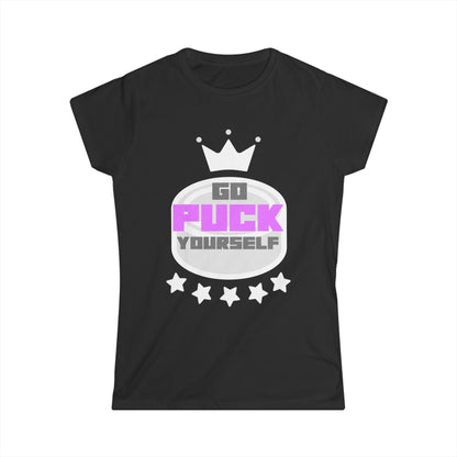 Go Puck Yourself Womens Hockey Graphic Tee