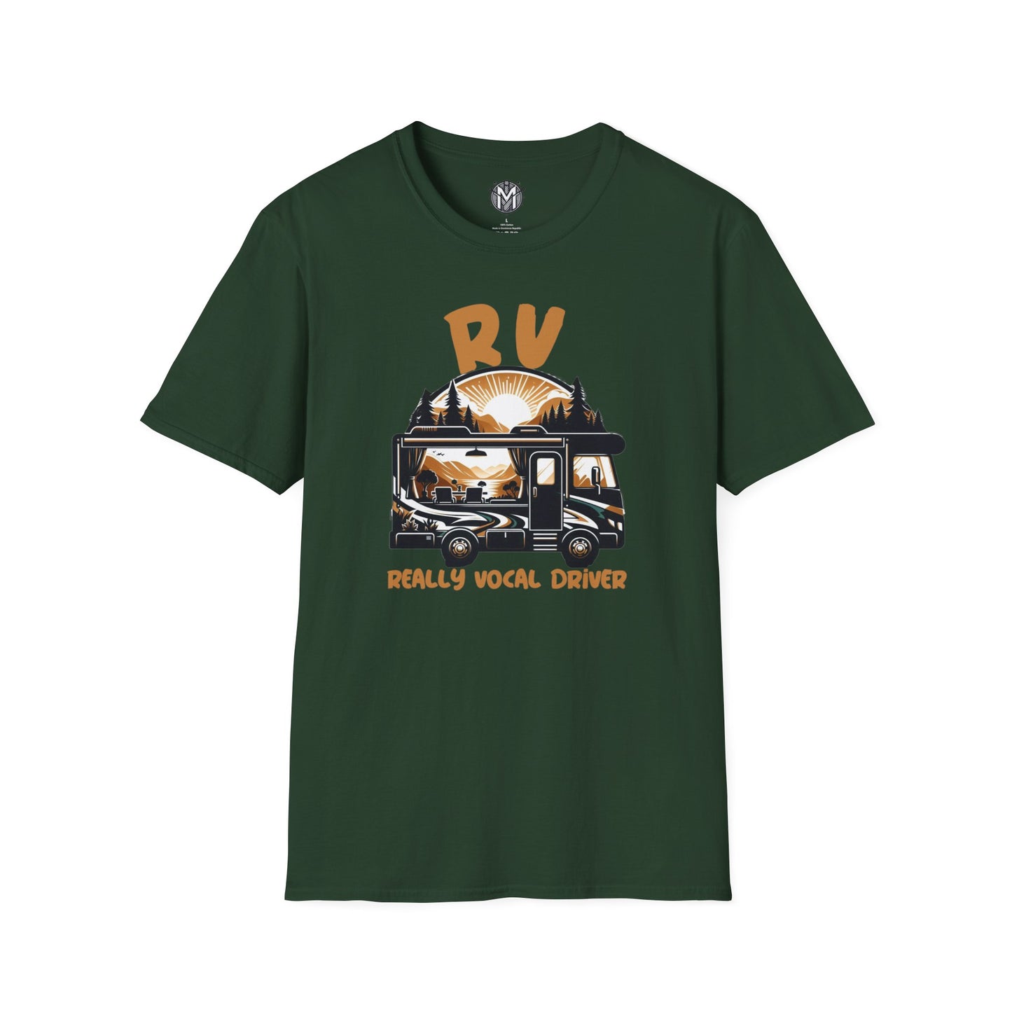 Really Vocal Driver Mens RV Road Trip Adventure Graphic Tee