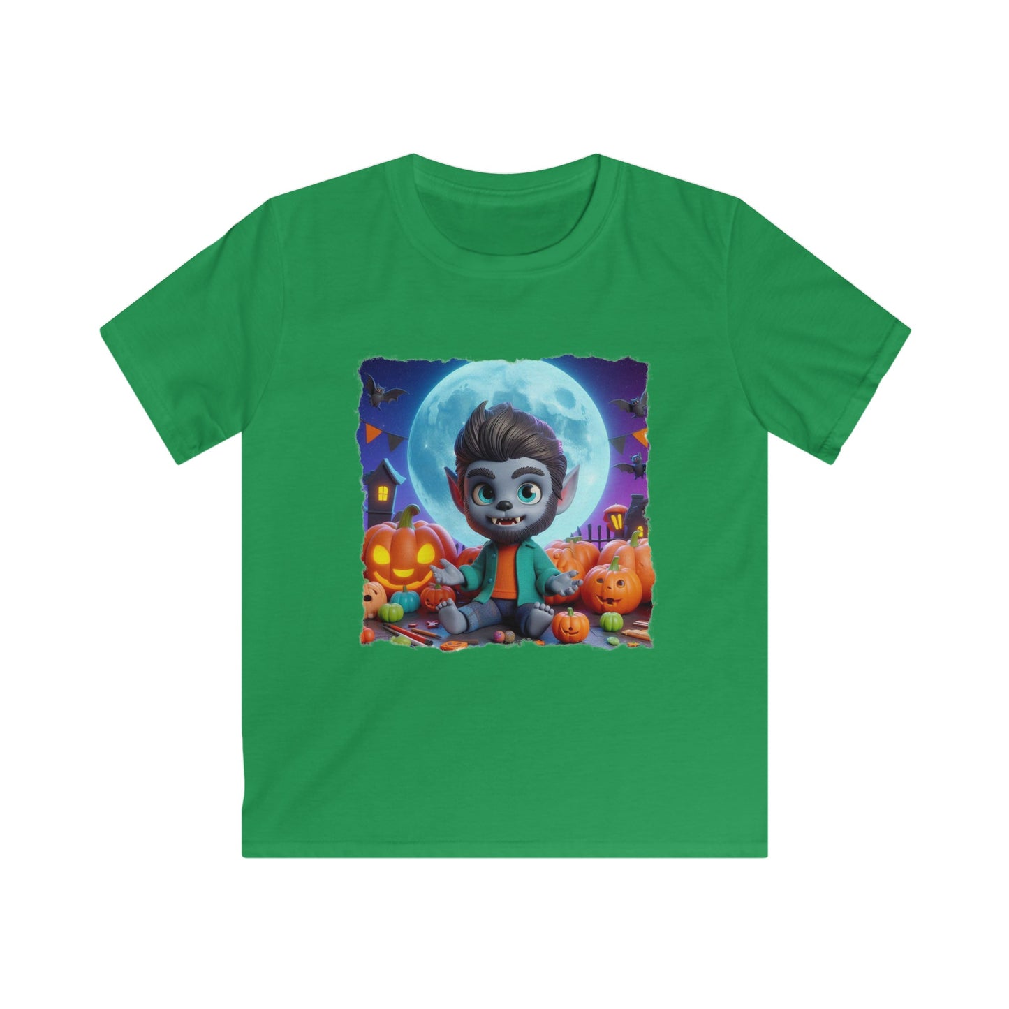 Fun Werewolf Halloween Kid’s Graphic Tee