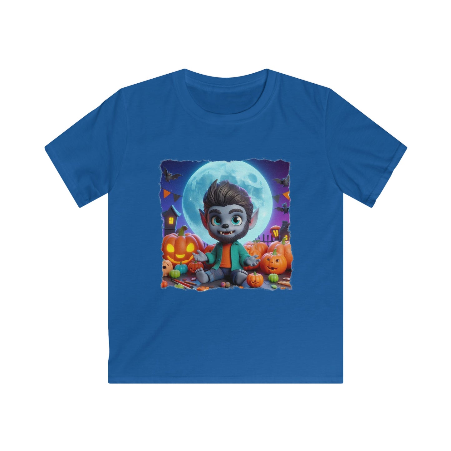 Fun Werewolf Halloween Kid’s Graphic Tee