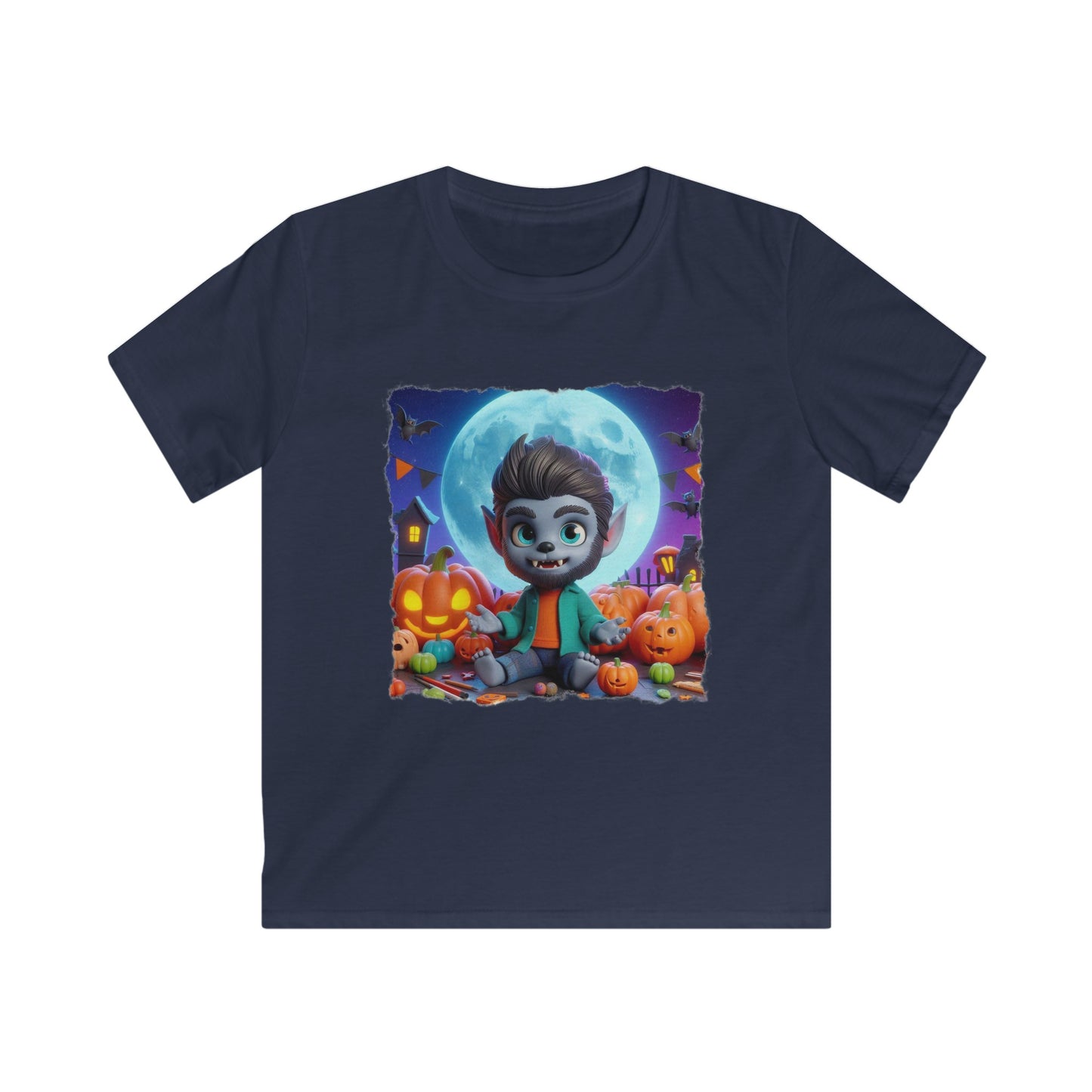 Fun Werewolf Halloween Kid’s Graphic Tee