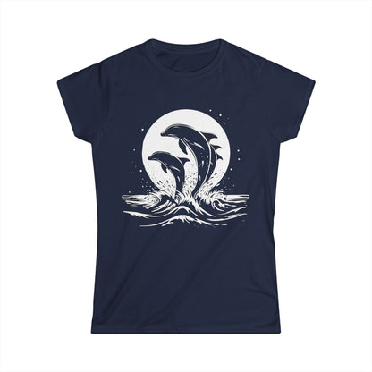 Dolphin Moon Women’s Graphic Tee