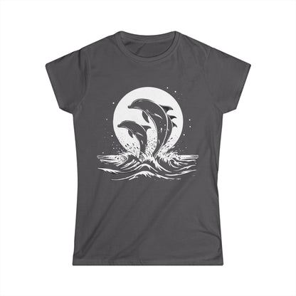 Dolphin Moon Women’s Graphic Tee