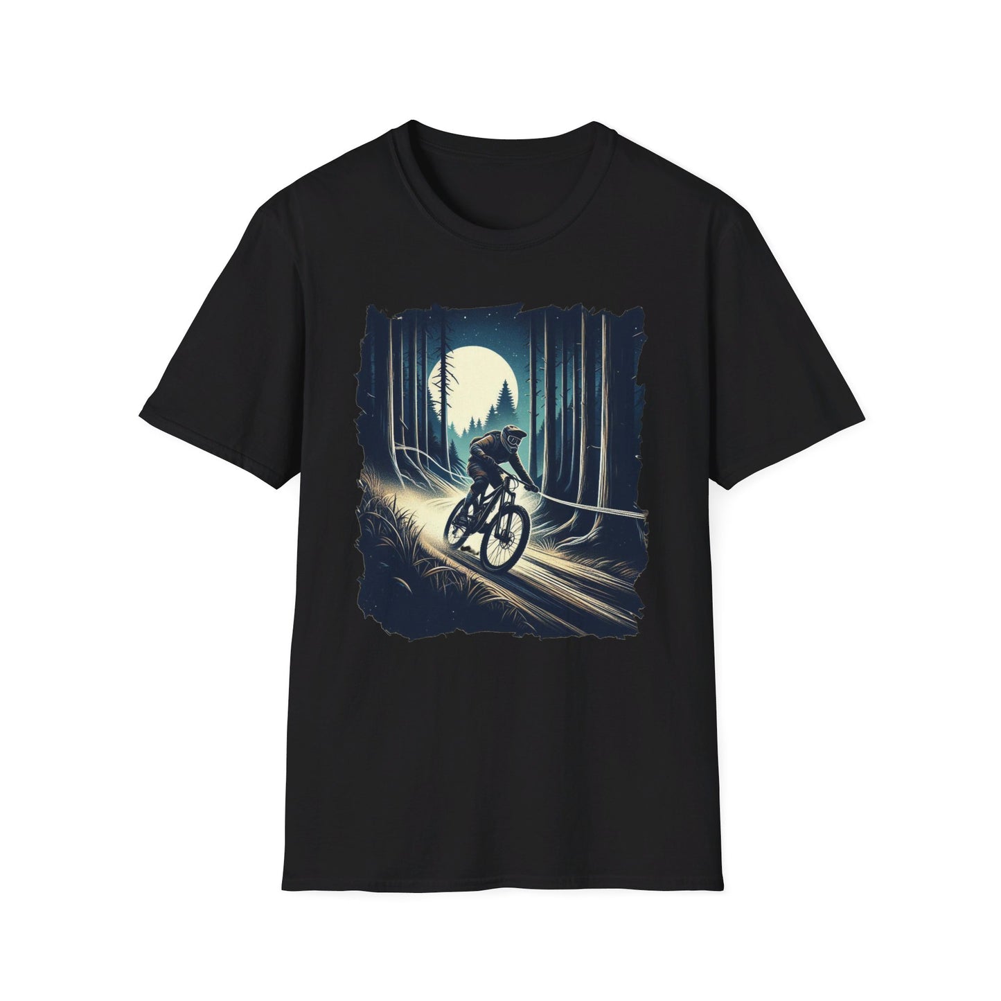 Moonlit Trail Ride Men's Graphic Tee