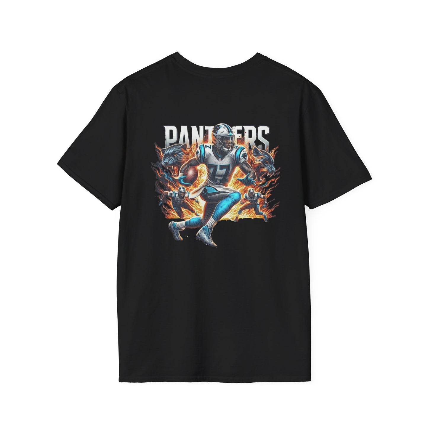 Carolina Panthers Mens American Football Graphic Tee