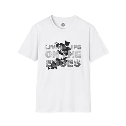 Living Life on the Edges Mens Hockey Graphic Tee