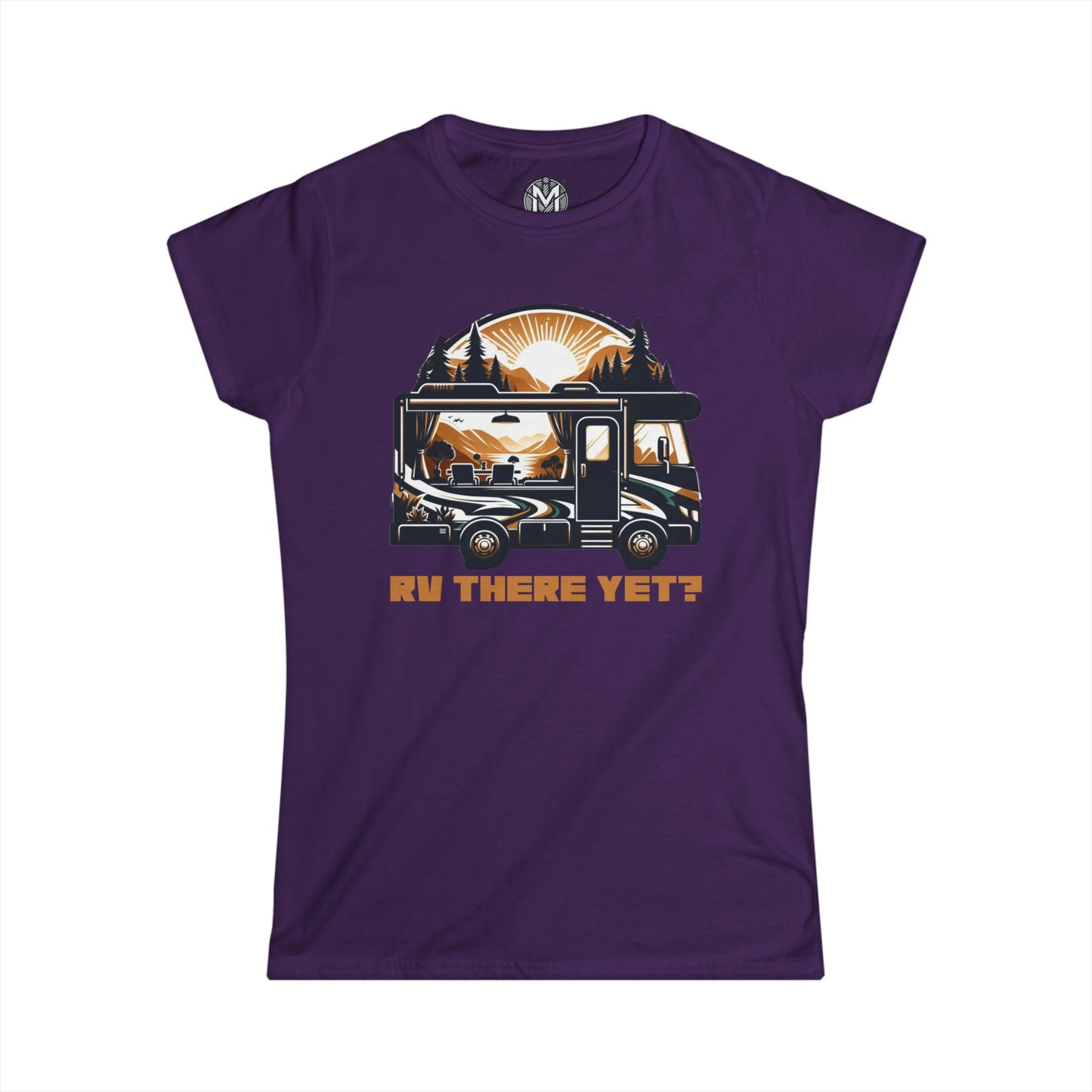 RV There Yet? Womens RV Road Trip Adventure Graphic Tee