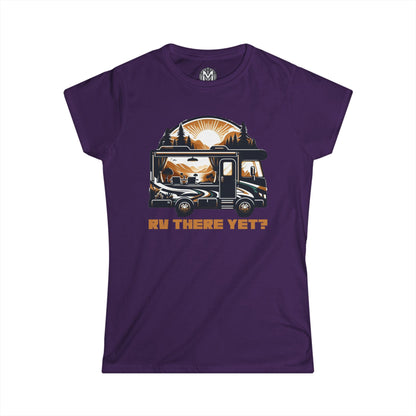 RV There Yet? Womens RV Road Trip Adventure Graphic Tee