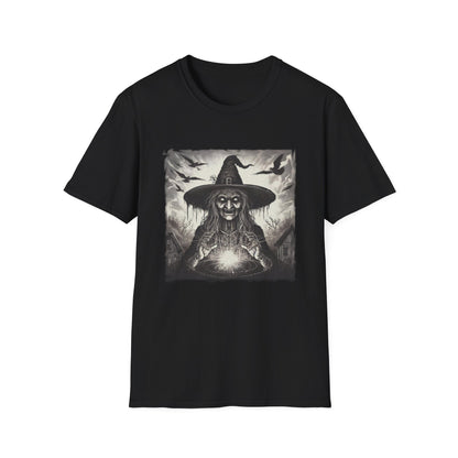 Eerie Witch Halloween Men’s Graphic Tee
