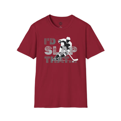 I’d Slap That Mens Hockey Graphic Tee