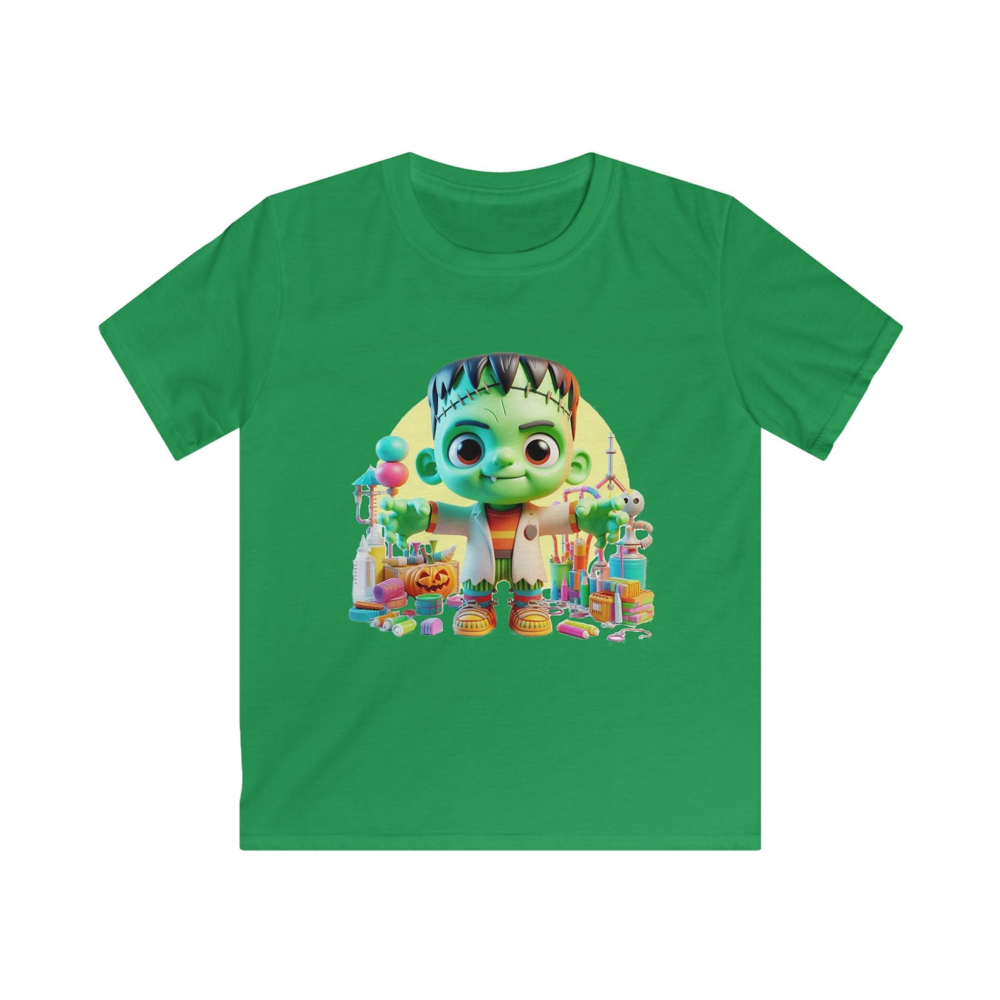 Fun Frankenstein Halloween Kid’s Graphic Tee