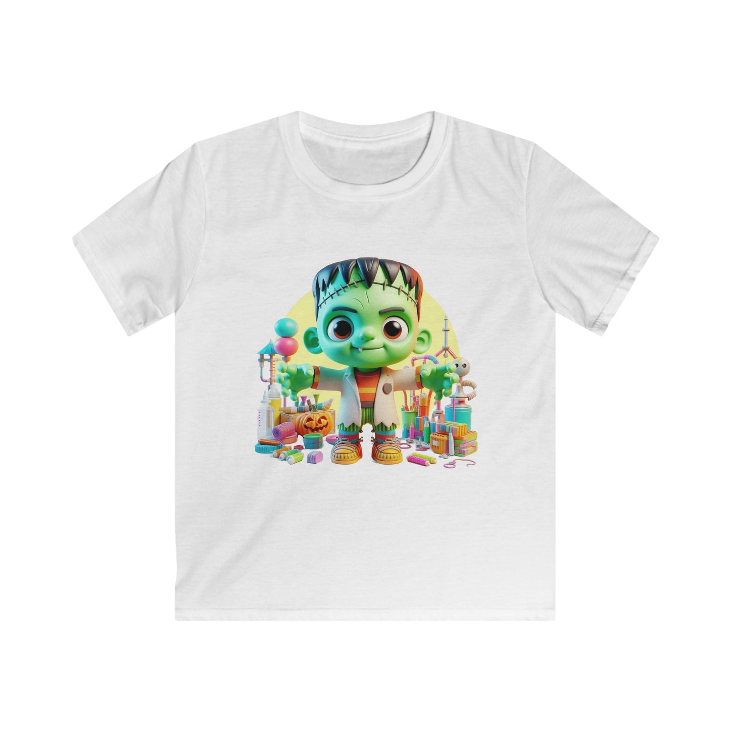 Fun Frankenstein Halloween Kid’s Graphic Tee