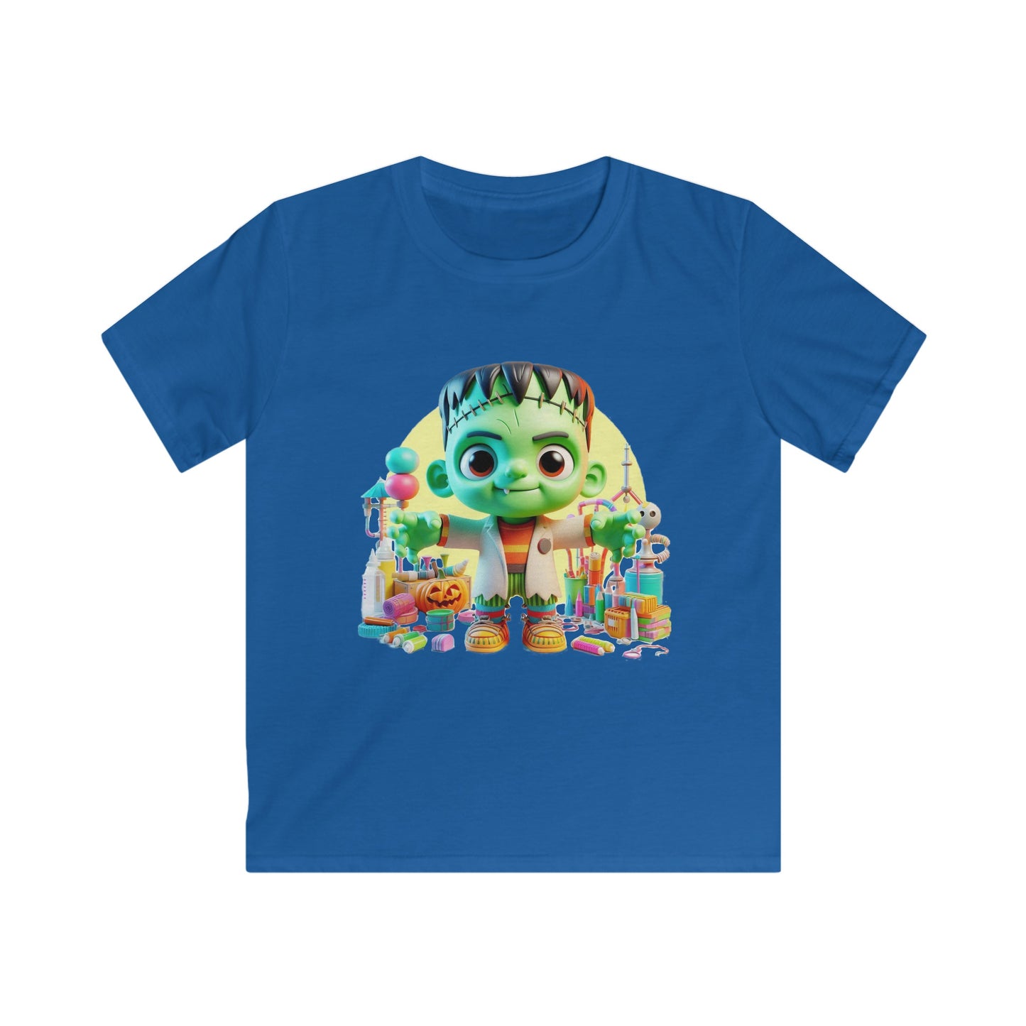 Fun Frankenstein Halloween Kid’s Graphic Tee