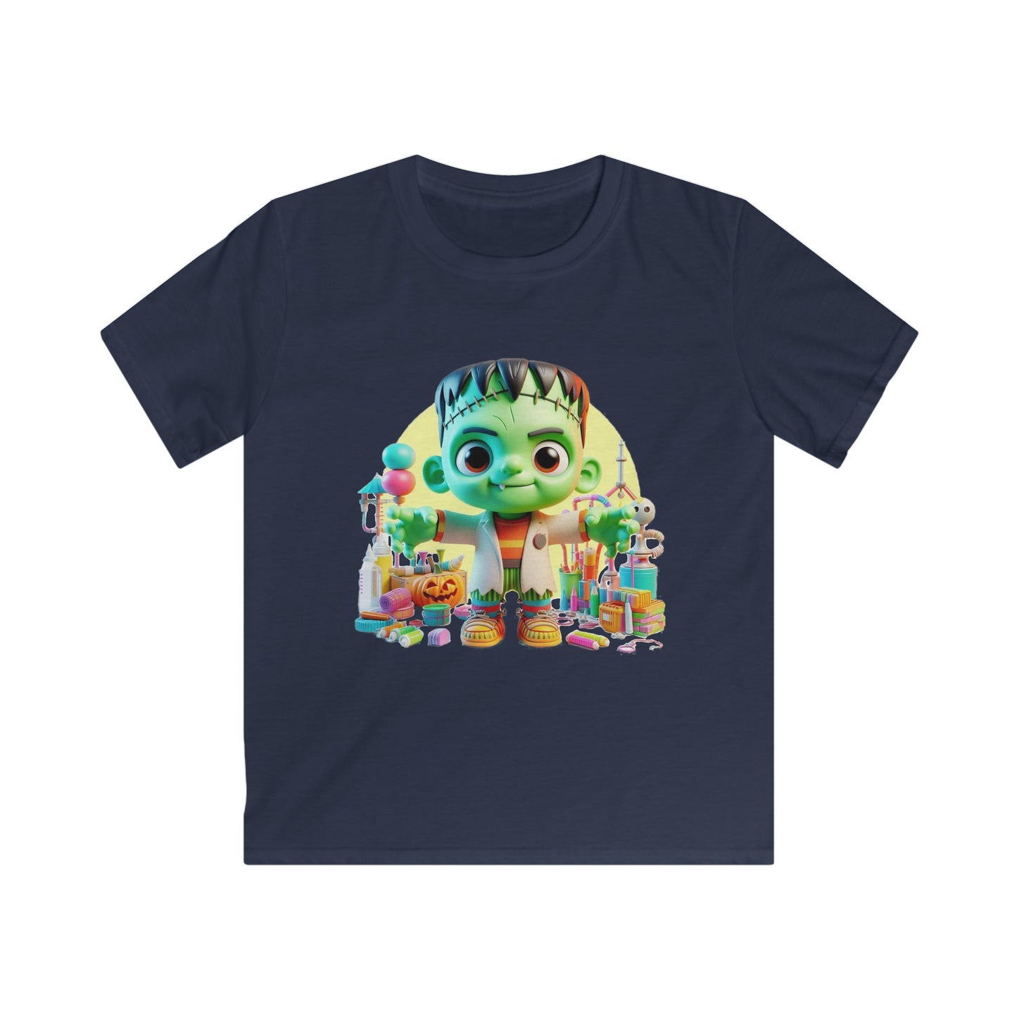 Fun Frankenstein Halloween Kid’s Graphic Tee