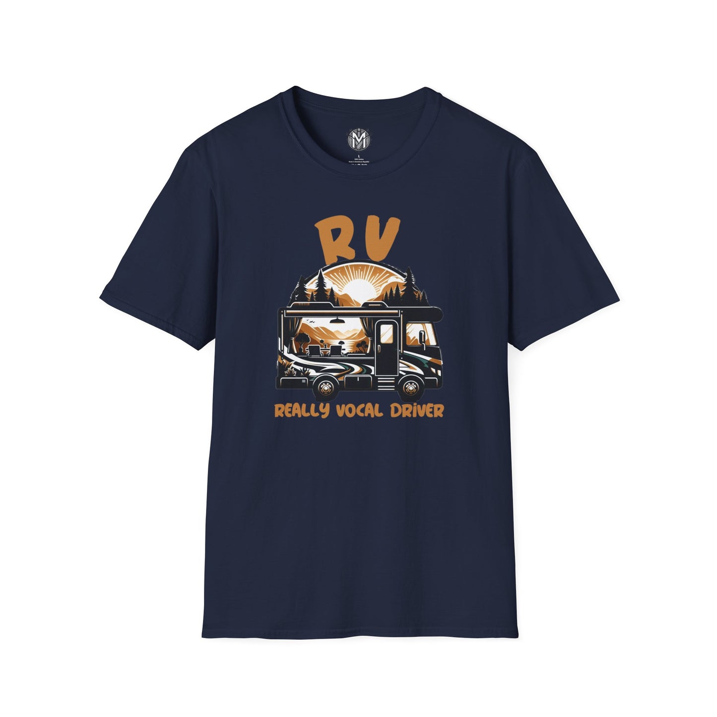Really Vocal Driver Mens RV Road Trip Adventure Graphic Tee