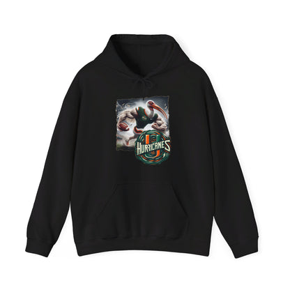 Miami Hurricanes Mens College Football Graphic Hoodie