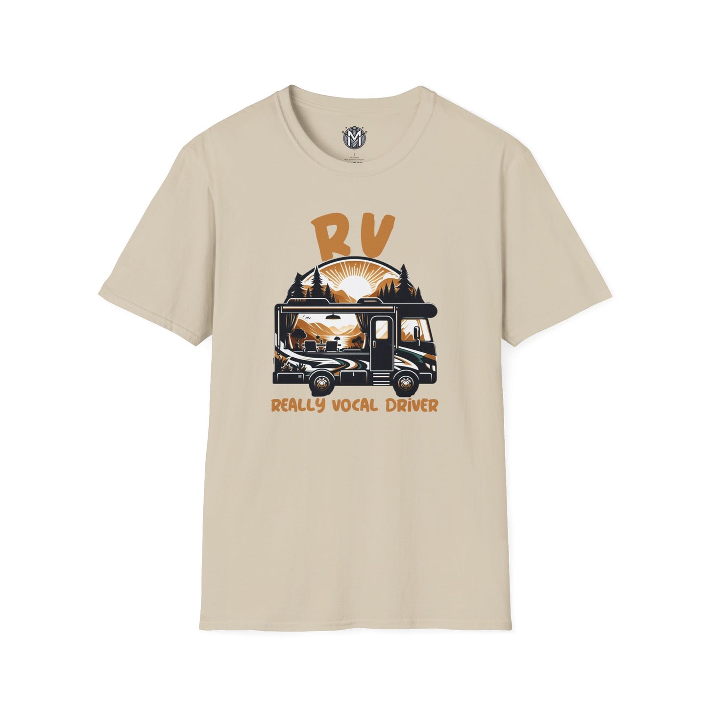 Really Vocal Driver Mens RV Road Trip Adventure Graphic Tee