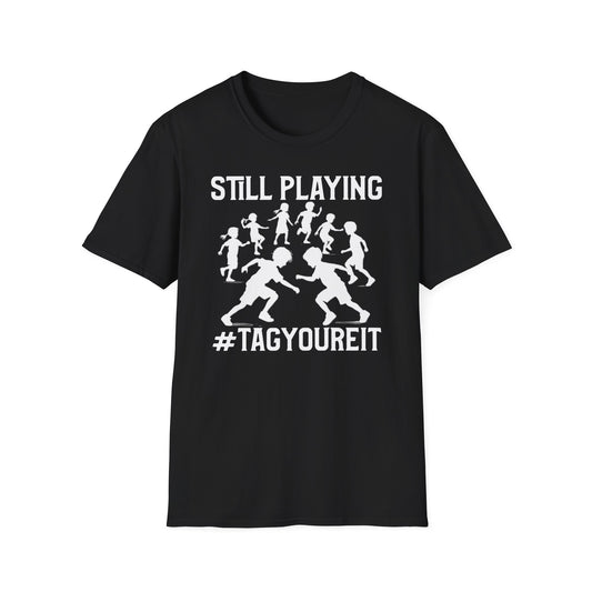 #TagYoureIt Mens Throwback Novelty Graphic Tee