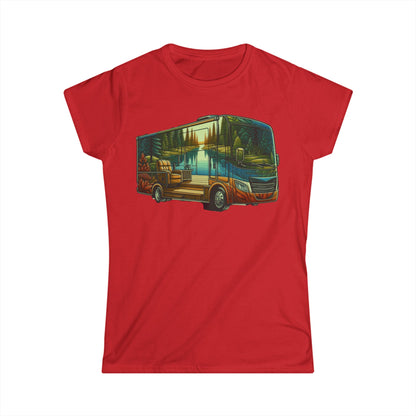 Womens RV Road Trip Adventure Graphic Tee