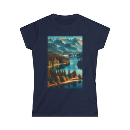 Womens Camping Outdoor Adventure Graphic Tee