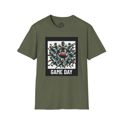 Abstract Game Day Mens American Football Graphic Tee
