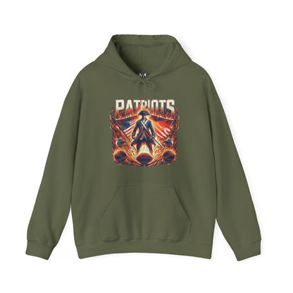 New England Patriots Mens American Football Graphic Hoodie