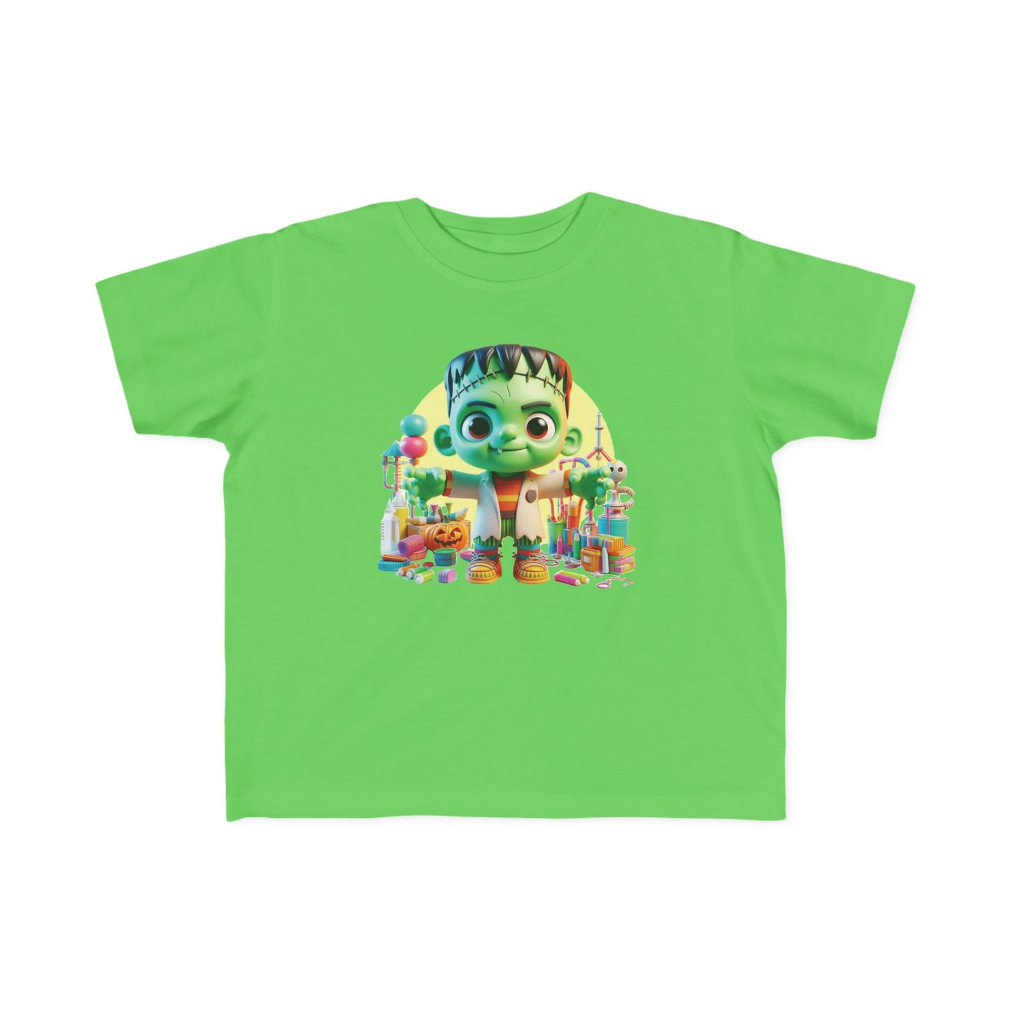 Fun Frankenstein Halloween Toddler Graphic Tee